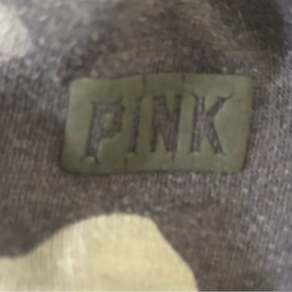 PINK by Victoria’s Secret full zip camo hoodie Sz large - Picture 4 of 7